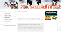 Desktop Screenshot of mocca-academie.nl