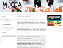 Tablet Screenshot of mocca-academie.nl